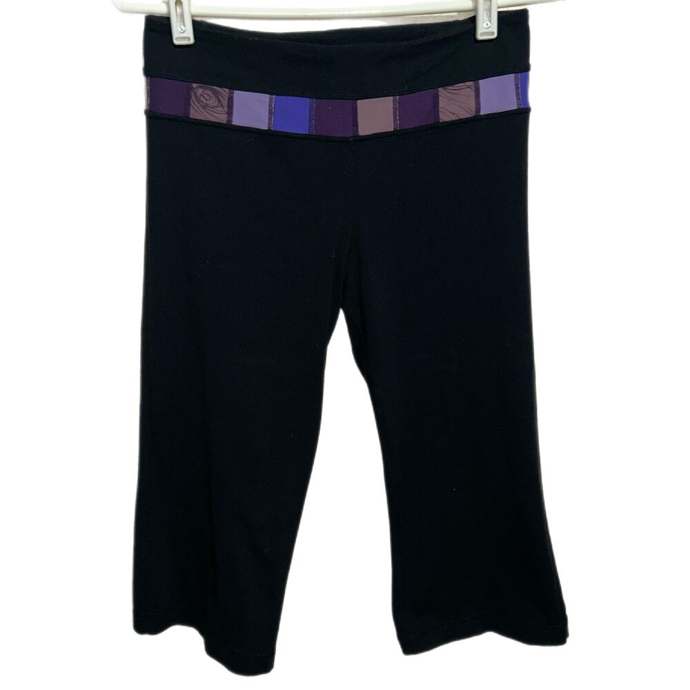 Lululemon Reversible Groove Cropped Athletic Leggings - Picture 2 of 5